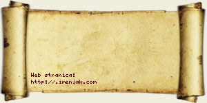 Tijana Galjković vizit kartica